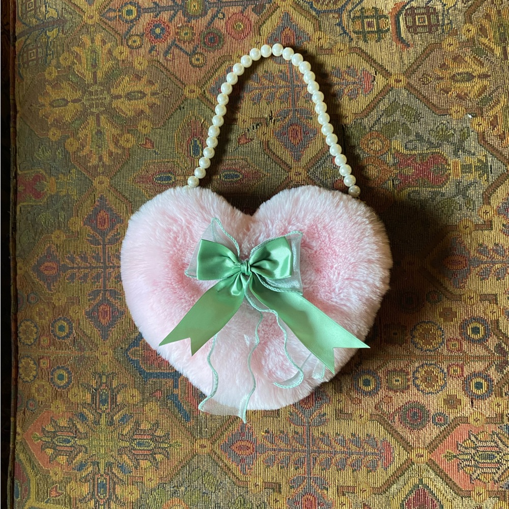 Adorable heart shaped bag